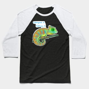 Imposter Syndrome Chameleon Baseball T-Shirt